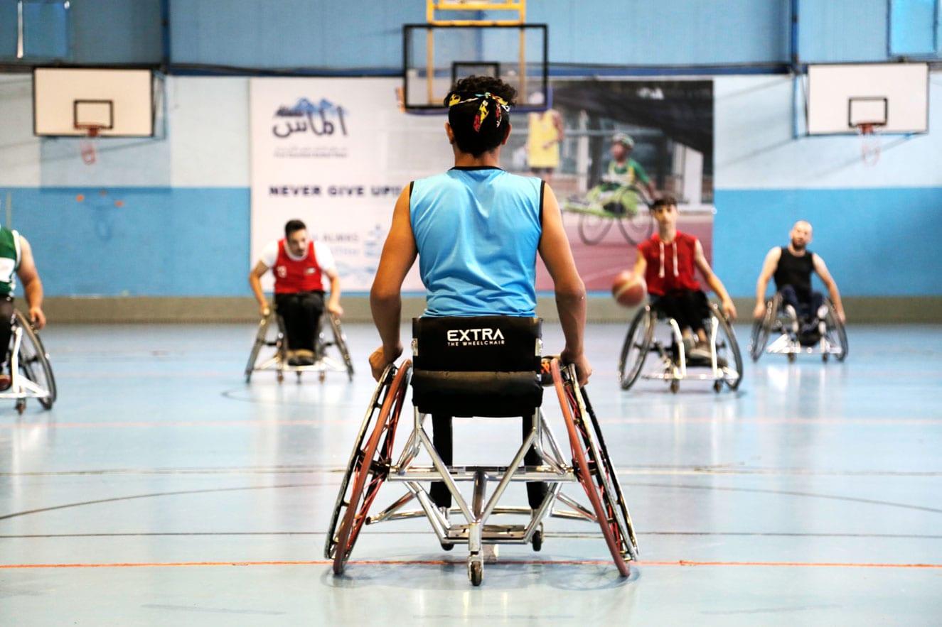 Training session of athlets with disabilities in Amman, Jordan © GIZ / Dina Naser